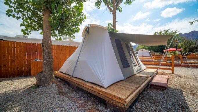 Funstays Glamping Setup Tent In Rv Park #2 Ok-T2 Moab Esterno foto