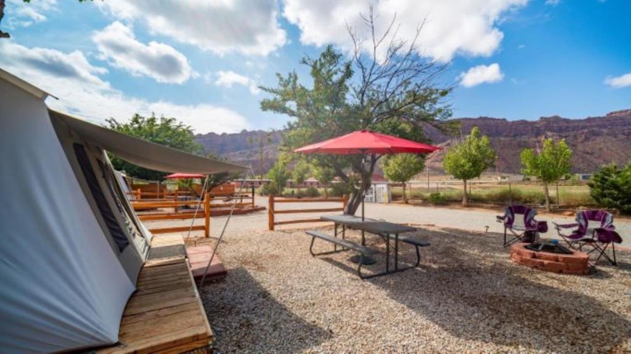 Funstays Glamping Setup Tent In Rv Park #2 Ok-T2 Moab Esterno foto